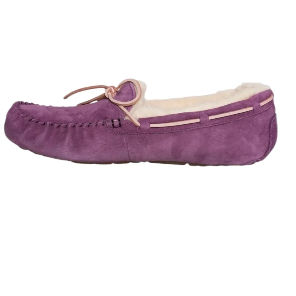UGG DAKOTA MYSTIC PURPLE SUEDE SLIPPERS FUCHSIA SZ 3